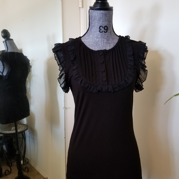 Arden B Tops - Arden B. Black Sleeveless Blouse Size Large